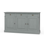 Hudson 3 Door Sideboard Dining Storage Blue 15