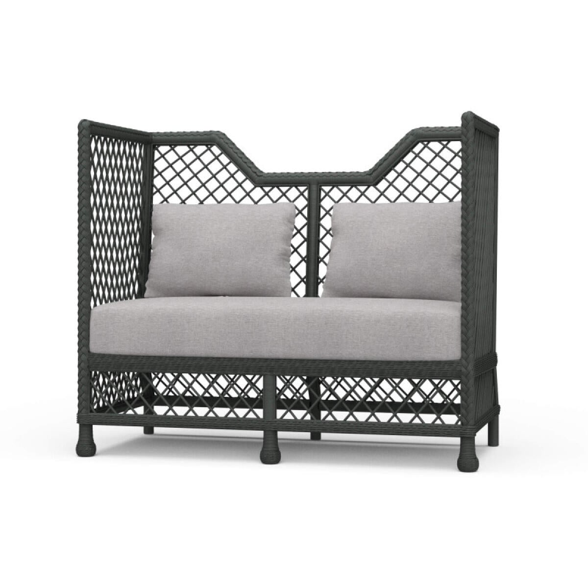 907a5a3828e4d530fa4ad5d5b7da540f Rabana High Back Rattan Loveseat - Image 1