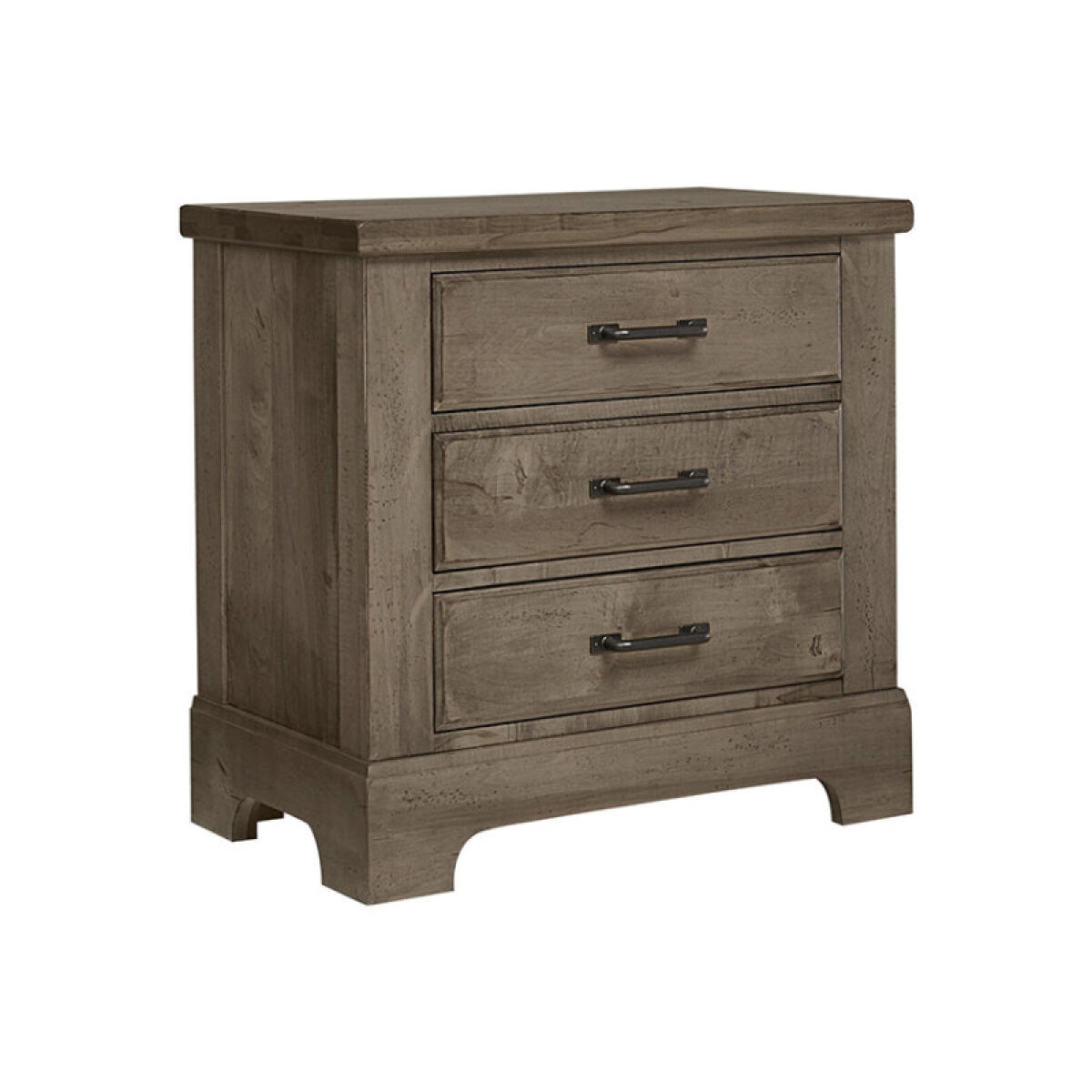 909092e2ff7484d93d99977e815e2610 Cool Rustic Nightstand - 3 Drawers - Image 1
