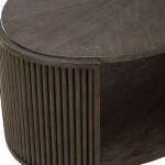 City View Oval Cocktail Table Cocktail & Coffee Tables Brown 17