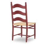 Rush Seat Ladder Back Side Chair Spiced Apple CLH4015-440 - Image 3