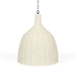Hampton Rattan Pendant Large