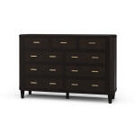 Lexington 9 Drawer Dresser W/ Rattan