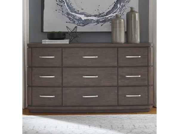 Cascade Falls 9 Drawer Dresser Dressers Brown