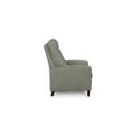 Emmett Leather Track Arm Lay Flat Manual Recliner - Image 4