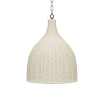 Hampton Rattan Pendant Medium Lighting Bramble 10