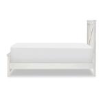 1861 Flatiron LK Complete Panel Bed Twin 33 White Finish - Image 5