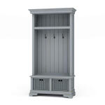 Homestead Hallstand W/ Rattan Baskets