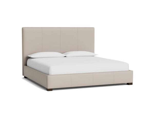 Madison Leather Upholstered Platform Bed Beds Bassett Furniture