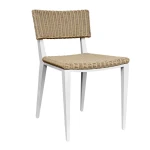 Calbas Outdoor Dining Chair, White - Image 5