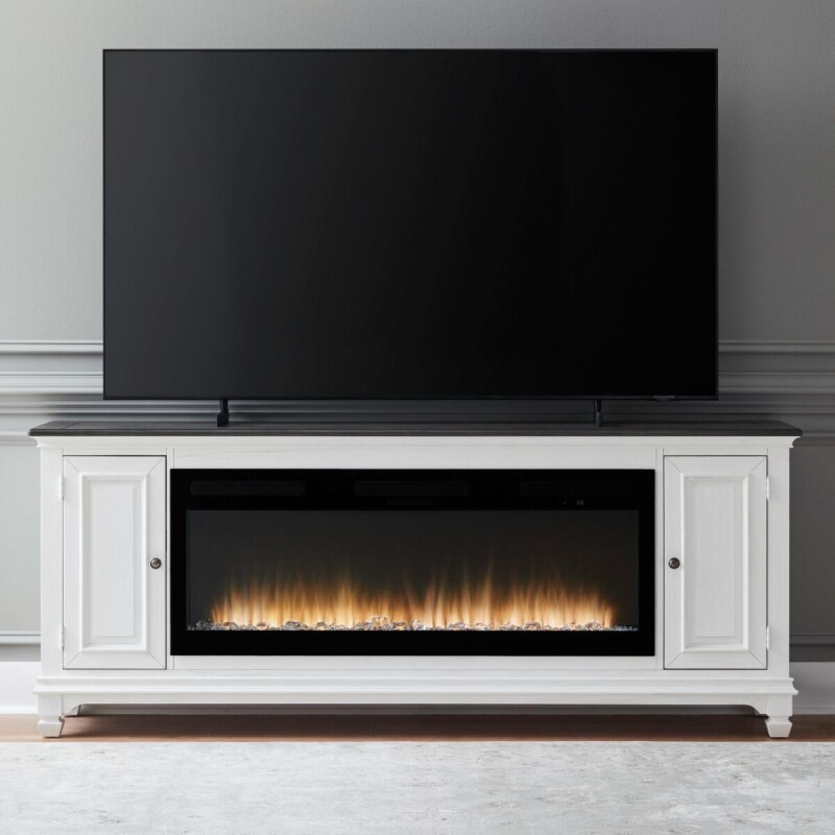 Fireplace TV Consoles 417 80 Inch Console w/ Fire FTS Fireplaces Fireplaces 2 Fireplace TV Consoles 417 80 Inch Console w/ Fire FTS Fireplaces Fireplaces 2