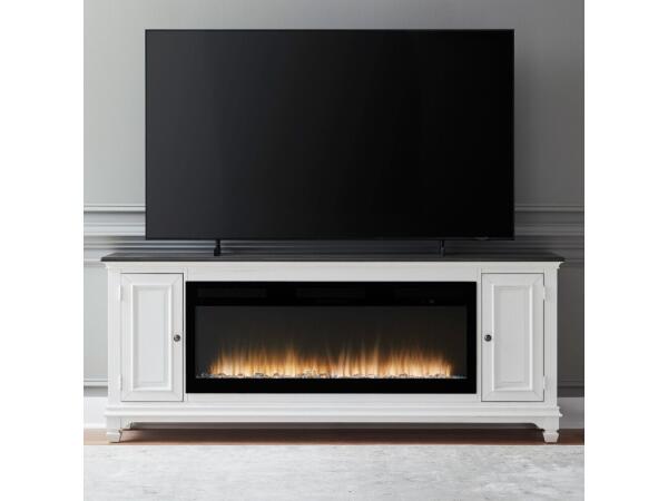 Fireplace TV Consoles 417 80 Inch Console w/ Fire FTS Fireplaces Fireplaces