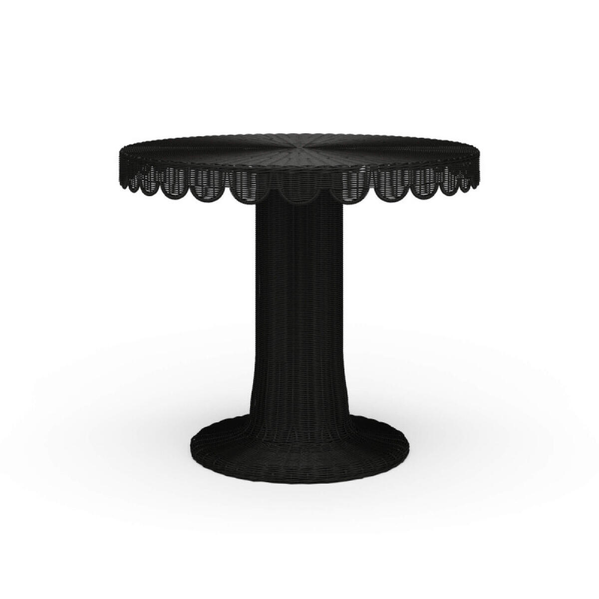 91a603d33024064c1af67f9d466164cb Scalloped Round Bistro Table - Image 1