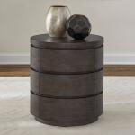 Cascade Falls Round End Table End tables Brown 4