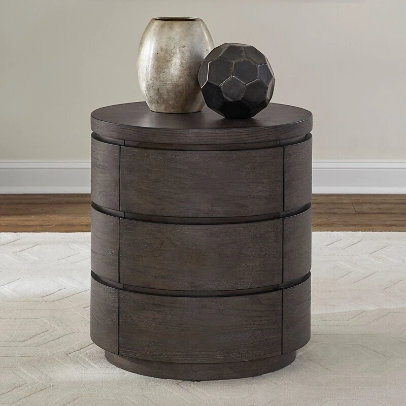 91a9d6e028666af6b4a71b43696d9214 Cascade Falls Round End Table - Image 1