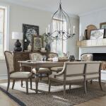 Americana Farmhouse Optional 6 Piece Leg Table Set