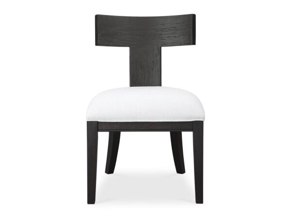 Idris Armless Chair, Charcoal Chairs & Benches Black
