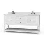 Cottage Master Vanity W/ Sink & Marble Top