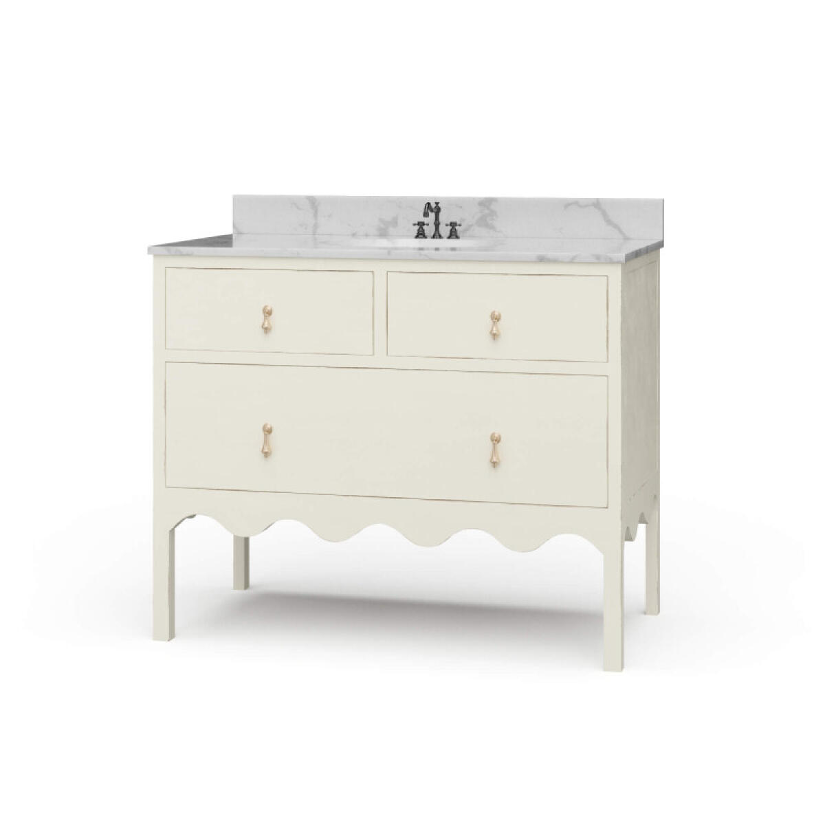 92192130dcc7ec4f4427505d75363c99 Chloe Single Vanity W/ Sink & Marble Top - Image 1