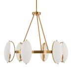 Oviform, 6 Lt Chandelier Lighting Gold 17