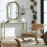 Bradano Arch Mirror, Brass Mirrors Gold 16