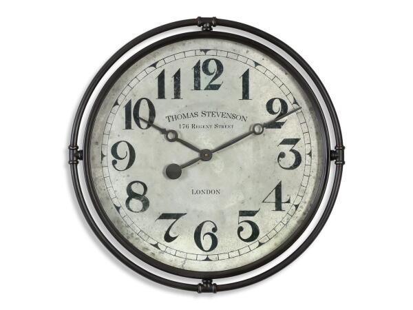 Nakul Wall Clock Clocks Black