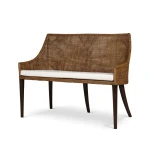 Savanah Rattan Loveseat W/ Cushion - Image 5