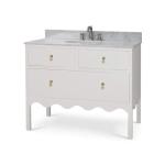 Chloe Single Vanity W/ Sink & Marble Top - Image 4