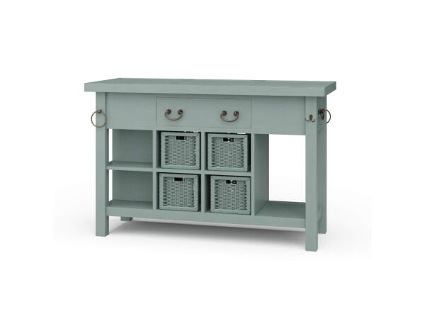 Umbria Kitchen Island Small Dining Tables Blue
