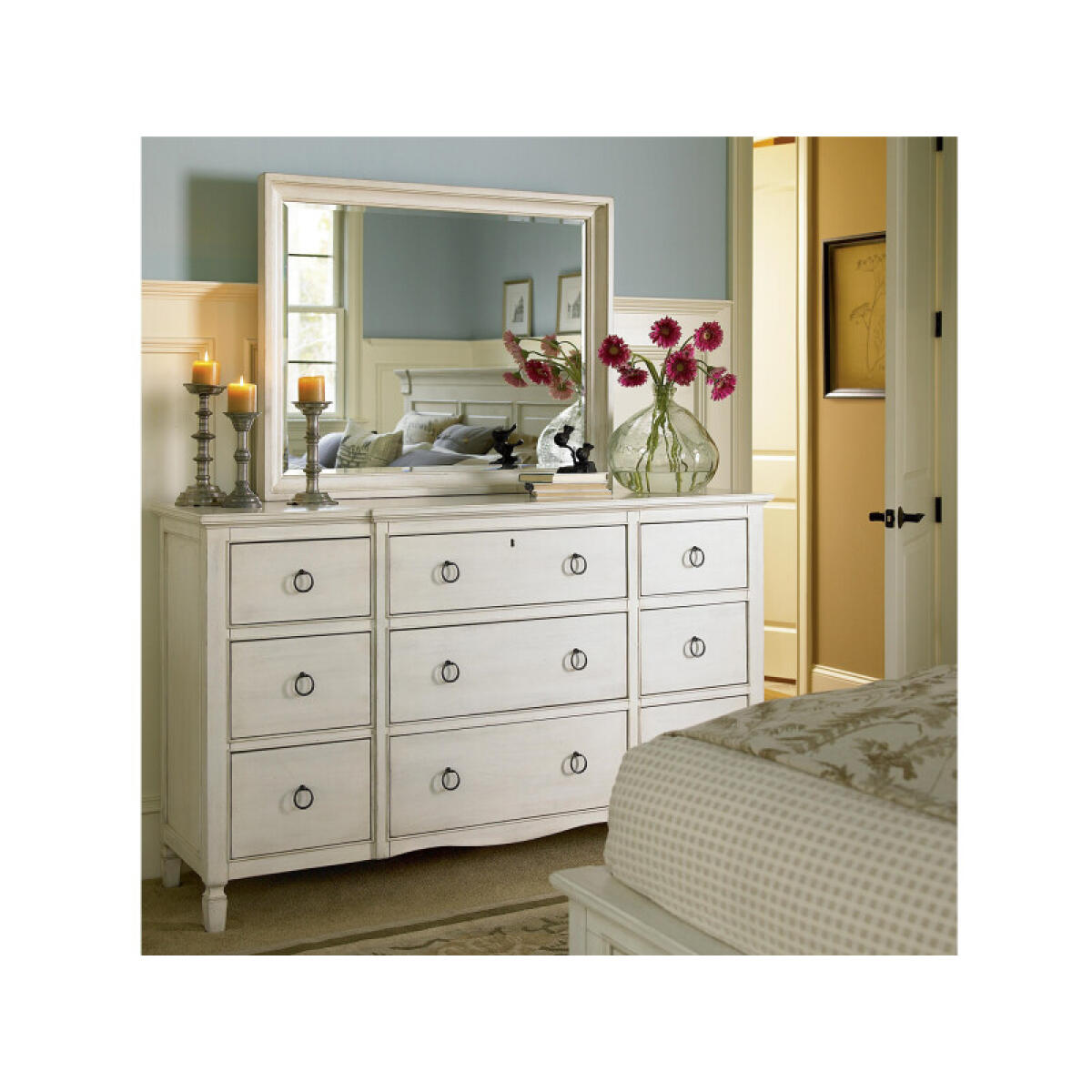 92883e4dc4e865d6ceeb7ad42406a6b3 Summer Hill Nine Drawer Dresser - Image 1
