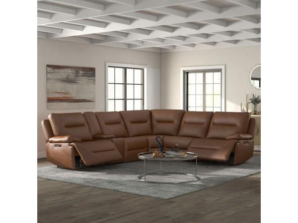 Cameron L Arm Recliner P3 & ZG – Saddle Recliners Brown