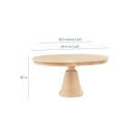 Origins Nichols Round Dining Table with Leaf - Image 4