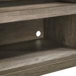 Fireplace TV Consoles 78 Inch Fireplace TV Console Fireplaces Brown 24