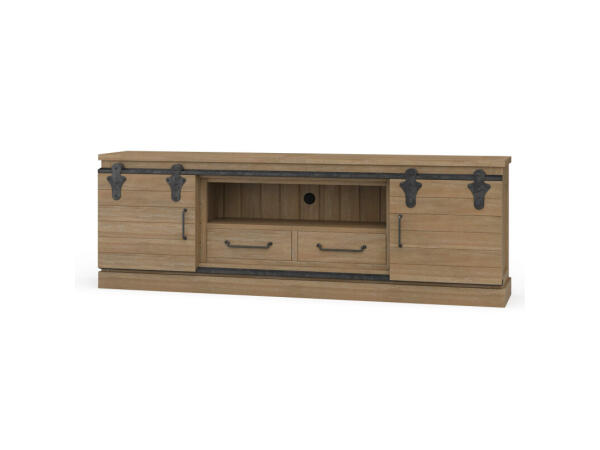 Sonoma Narrow Media Console 84” Entertainment Stands Bramble