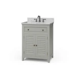 Shutter Vanity W/ Sink & Marble Top