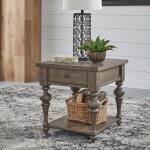 Americana Farmhouse Chair Side Table Chairside Tables Brown 6