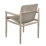 Sumba Outdoor Dining Chair, Oatmeal Outdoor Dining Chairs Cream 24