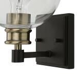 Kent, 1 Lt Sconce Lighting Black 18