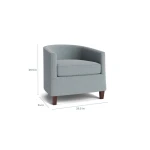 Maxwell Barrel Back Accent Chair - Image 4