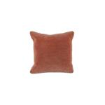 Heirloom Velvet Terra Cotta 18" x 18" Square Pillow Cover + Insert