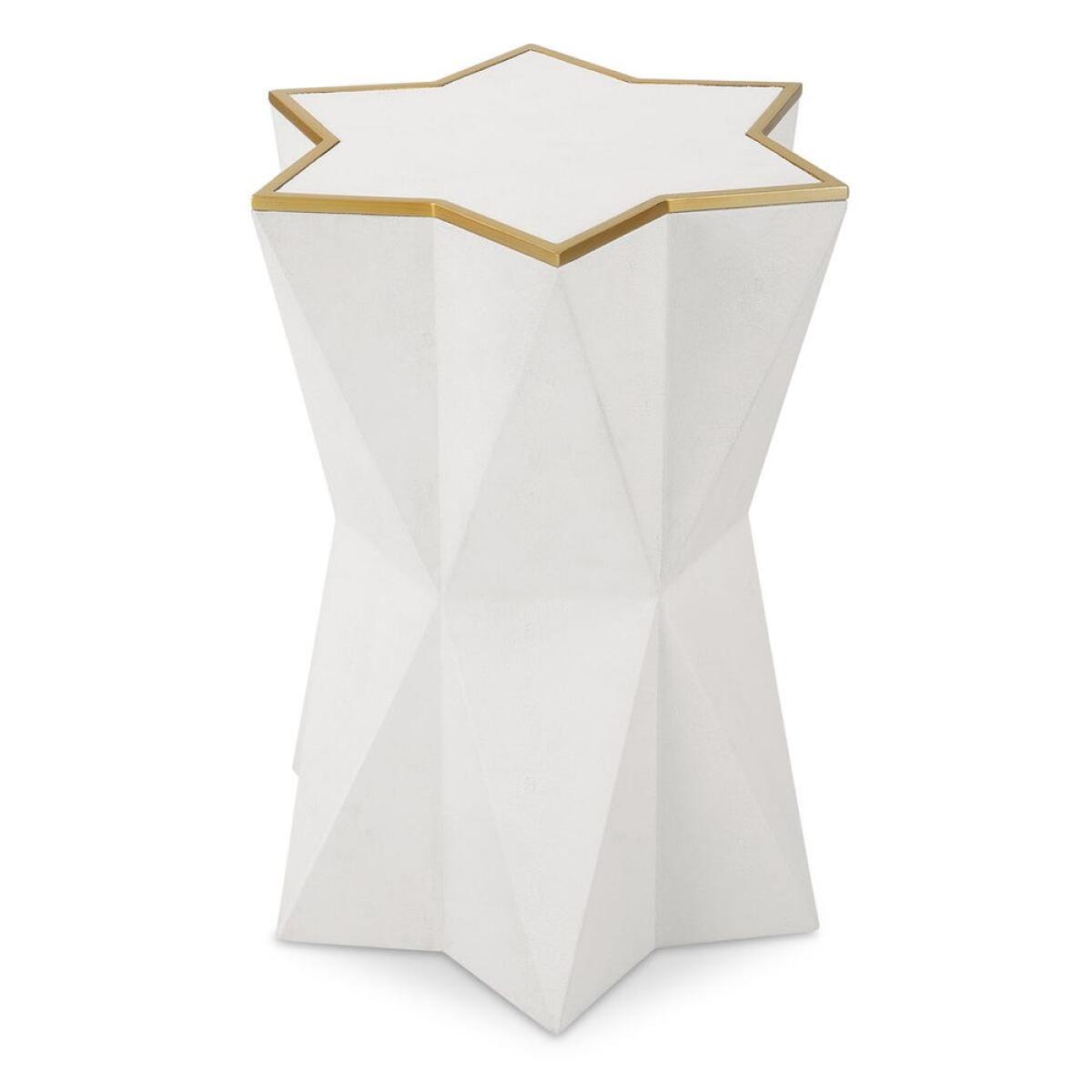 93bda582760cc6e1a3129657858b2252 Capella Accent Table, White - Image 1