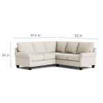 True Custom™ True Custom® Panel Arm L-Shaped Sectional - Image 6