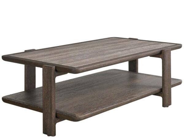 Modern Sable and Stone Cocktail Table Cocktail & Coffee Tables Brown 12