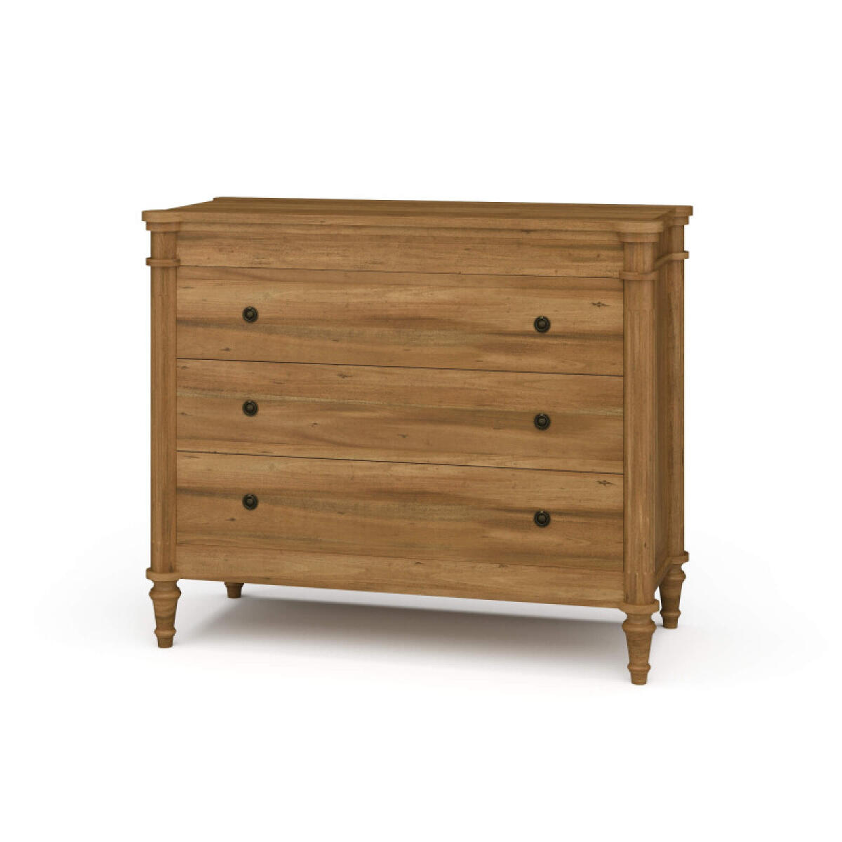 9406d291a3ff6918612673f1b62c9643 Kelly 3 Drawer Dresser - Image 1