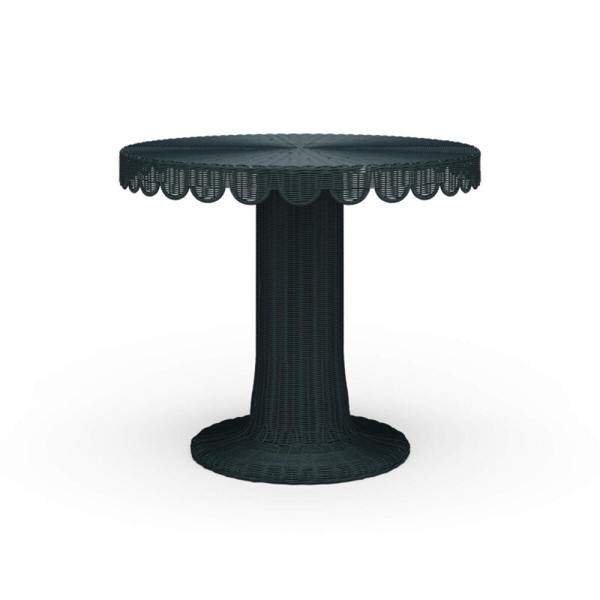 941ae5bb63285430d71b93f740fedd48 Scalloped Round Bistro Table - Image 1