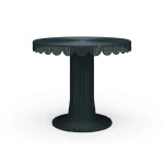 Scalloped Round Bistro Table