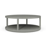 Cohan Round Coffee Table W/ Rattan