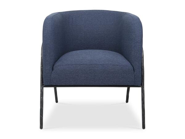 Jacobsen Accent Chair, Denim Chairs Blue