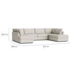 Beckham Bumper Modular U-Shaped Sectional - Image 5
