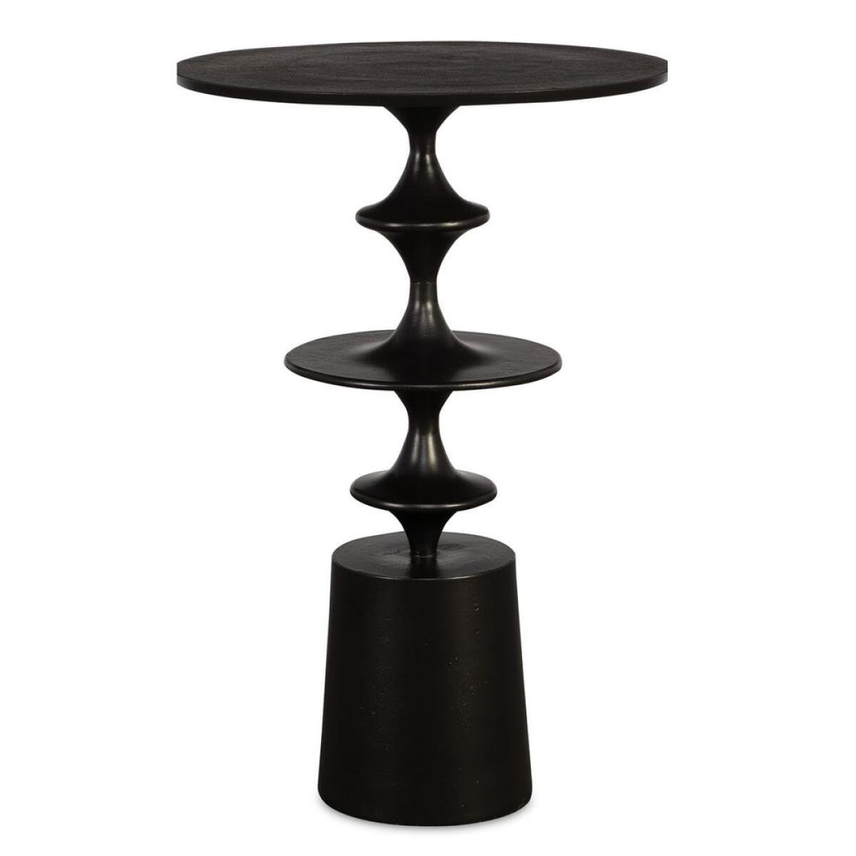 Flight Accent Table, Black Chairside Tables Black 2 Flight Accent Table, Black Chairside Tables Black 2
